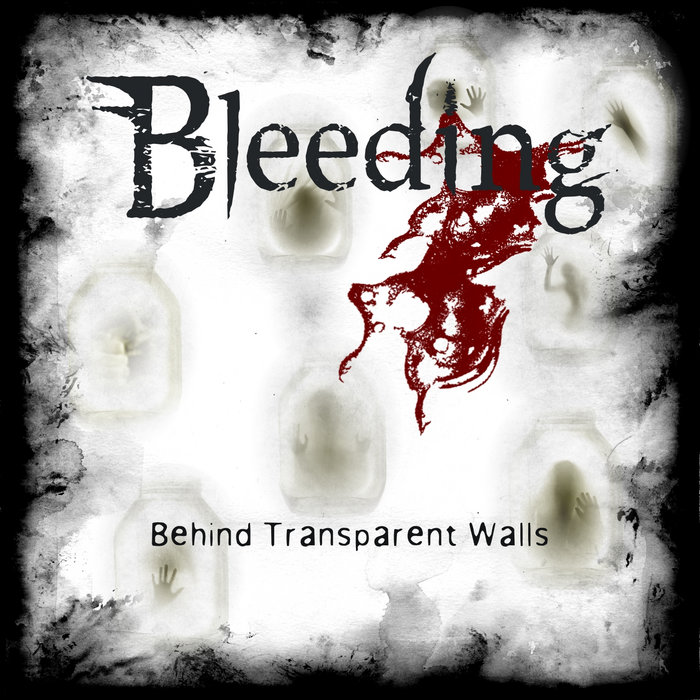 bleeding behind trasparent